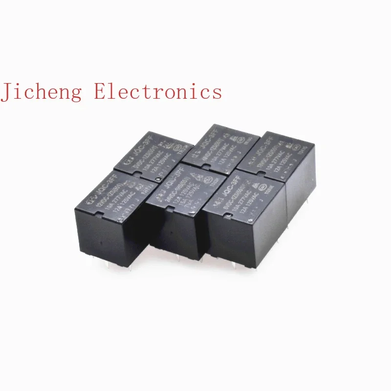 

10PCS JQC/HF3FF-012/005/024-1hs-1zs (551) 4/5 pin 10a power relay T73