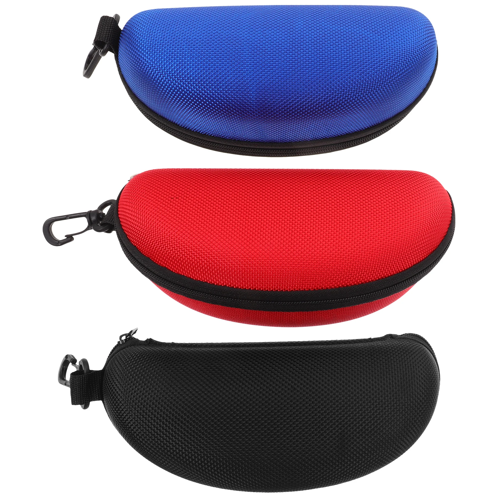 

3pcs Glasses Case Fashion Sunglasses Pouch Zipper Holder Eyeglass Frame Eva Travel Durable Crash Proof Portable Outdoor