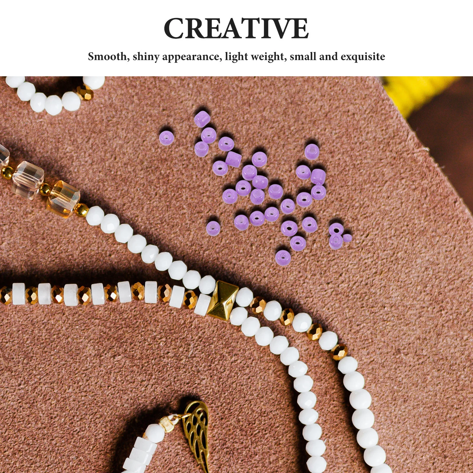 4000 قطعة عبر غرزة الزجاج الخرز فاصل مستدير صغير فضفاض الخرز لصنع المجوهرات سوار ذاتي الصنع قلادة لوازم الحرف الفن