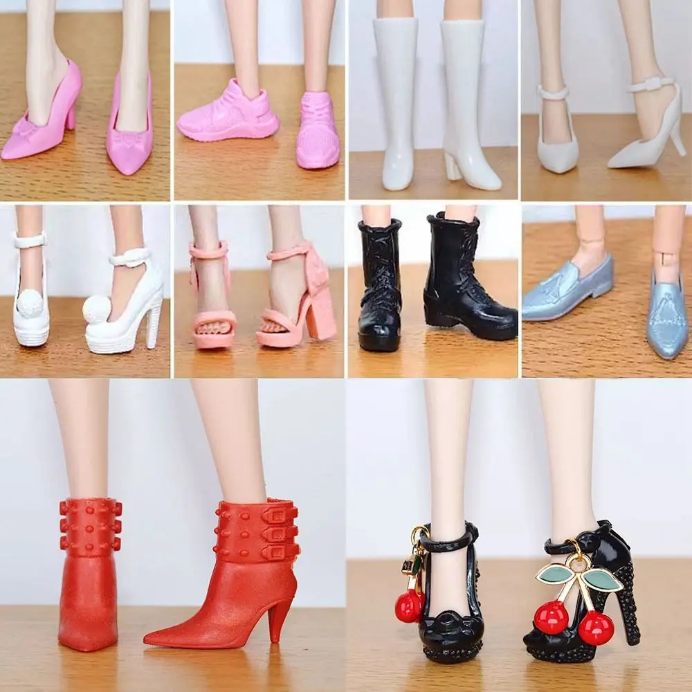 

New Quality 1/6 Doll Shoes 30cm Original High Heels Shoes 20 Styles Figure Doll Sandals Doll Accessories