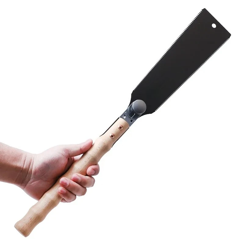 

Японская пила для деревообработки, двухсторонняя ручная с тефлоновым покрытием, домашняя обрезка сада своими руками, столярные изделия