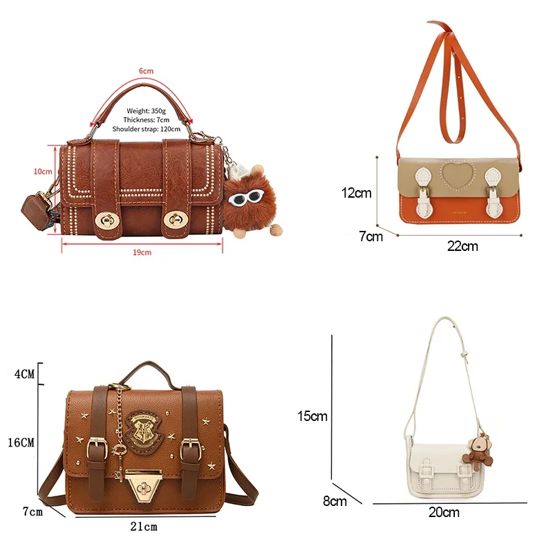 2023 Luxus DIY Tasche Kit Nähen Handtasche Umhängetasche Riemen hand gefertigte Pu Leder Umhängetasche Set Zubehör für Damen Tasche