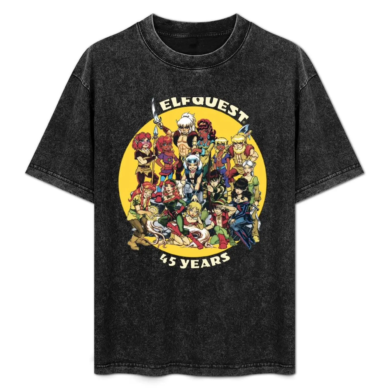 

ElfQuest: Celebrating 45 Years T-Shirt Minimalist Casual Short Sleeve Top