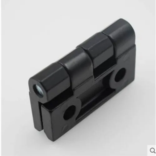 Imagen 2 del producto Bisagra plegable Rectangular de aleación de Zinc, bisagras de aluminio, Metal, negro, 40x40, 50x50, 60x60, herrajes para armarios eléctricos