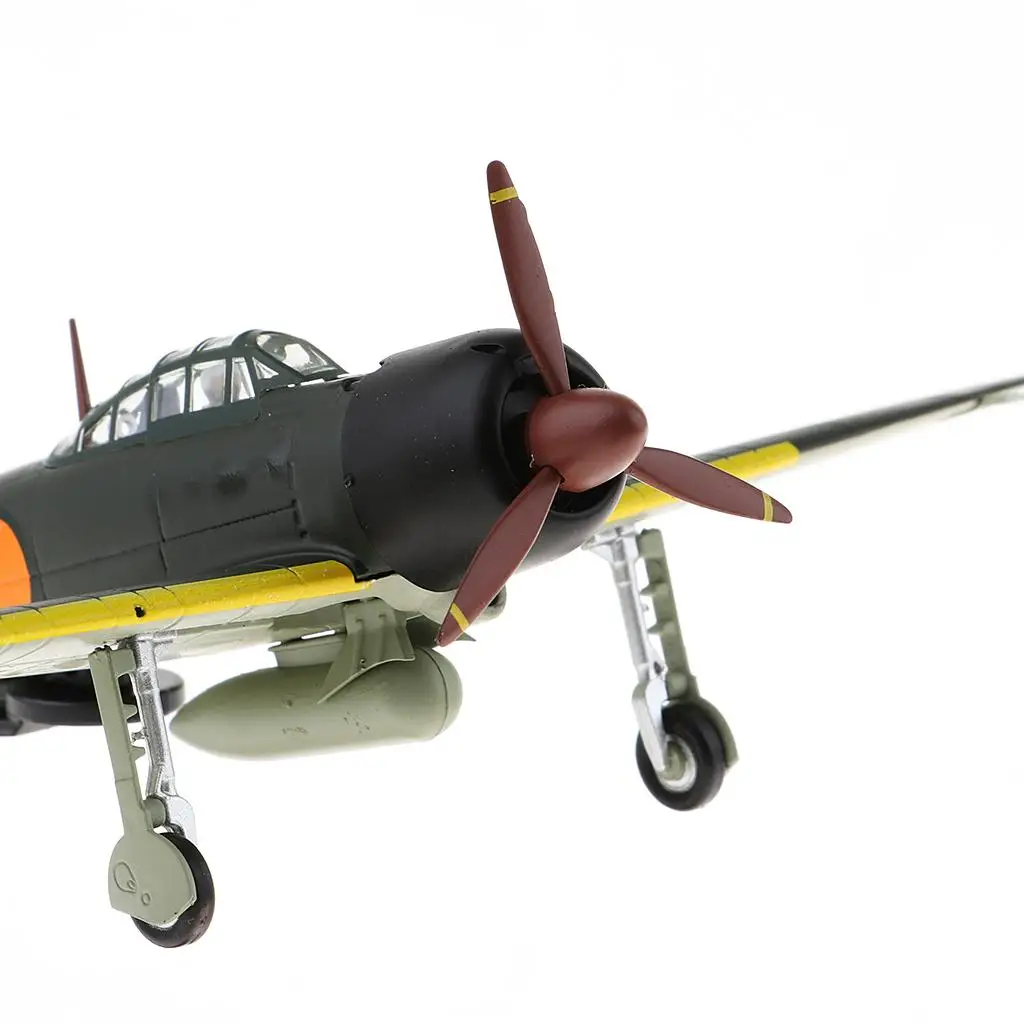 1:72 A6M Zero Fighter Plane Model Toys w/ Display Stand Gift Table