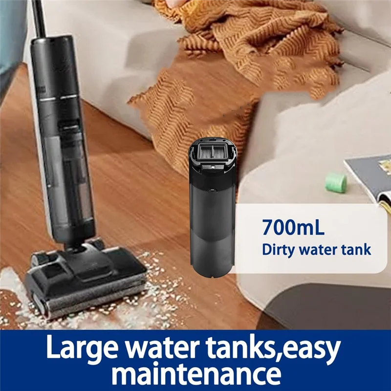 ABZA-Replacement Parts Attachment Sewage Water Tank For Dreame H12 Pro Flexreach/H15 Pro/T40 Ultra Vacuums- Dirty Water Tank Inc