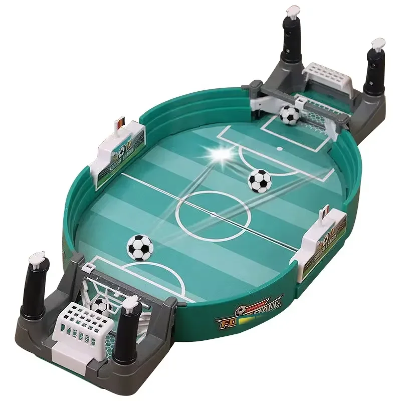 Large Foosball Table Educational Game Toy Double Battle Parent Kid Interactive Soccer Tabletop Playset for Family Fun