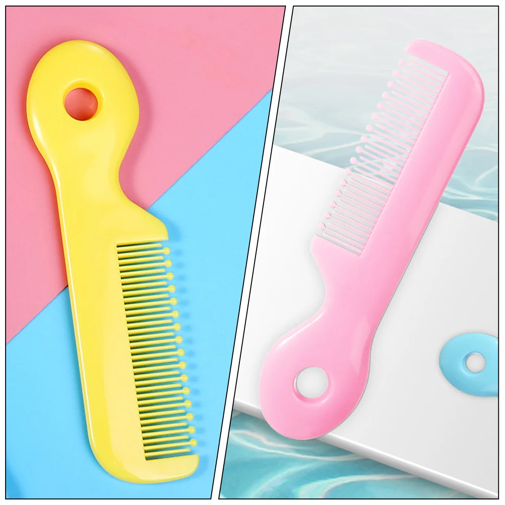 

4pcs Baby Hair Comb for Newborn Toddler Kids Wide Tooth Detangling Combs Set Infant Care Tools Baby Shower Gift