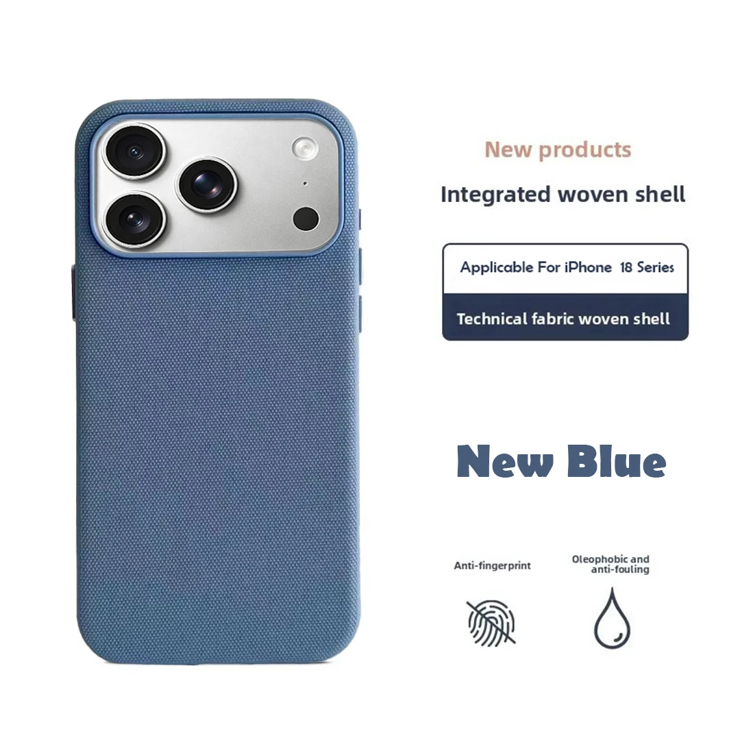 Original Hochwertige Tech-Gewebehülle für iPhone 18 17 16 15 14 13 18 Pro Max mit Magsafe Magnetschutz Stoßfeste Abdeckung – Detail 1