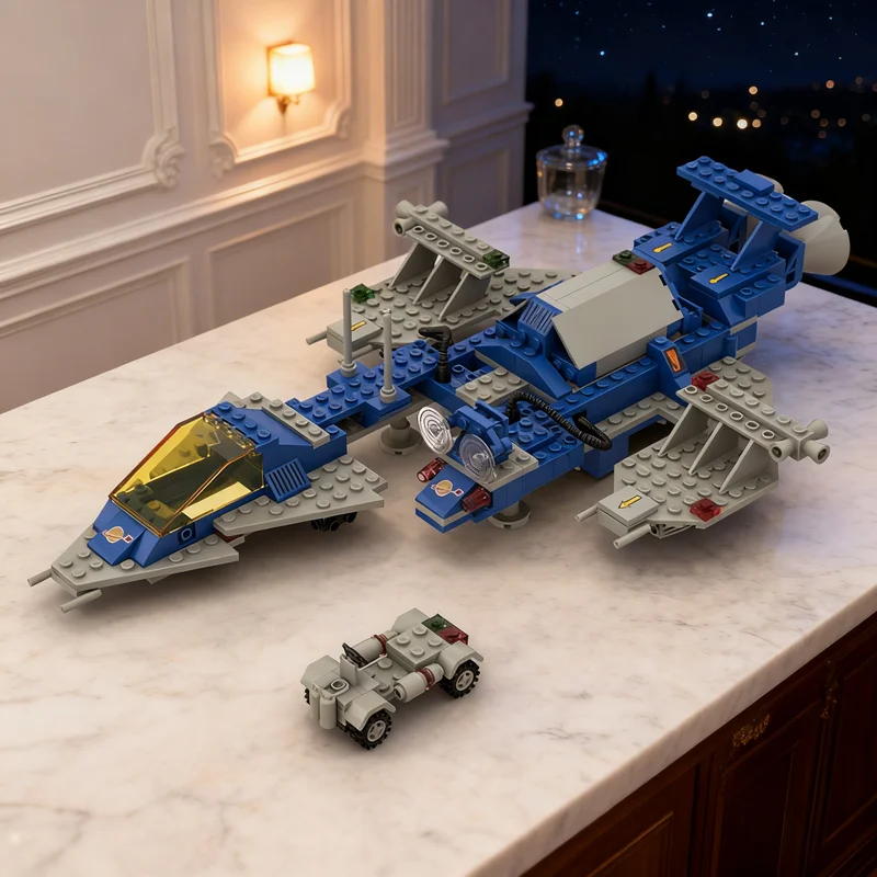 255 Piezas MOC LL938, Bloques de Construcción de Modelo Clásico de Nave Espacial, Regalo Creativo, Decoración Coleccionable, para Niños y Adultos, Premium