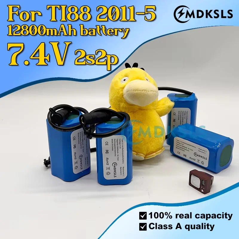 

MDKSLS 2026 Original Li-ion Battery 2S2P 7.4V 12800MAH for T188 2011-5 T888 V007 H18 C18 COLLECTION TO CONTROL BATTERY FRANCE RC