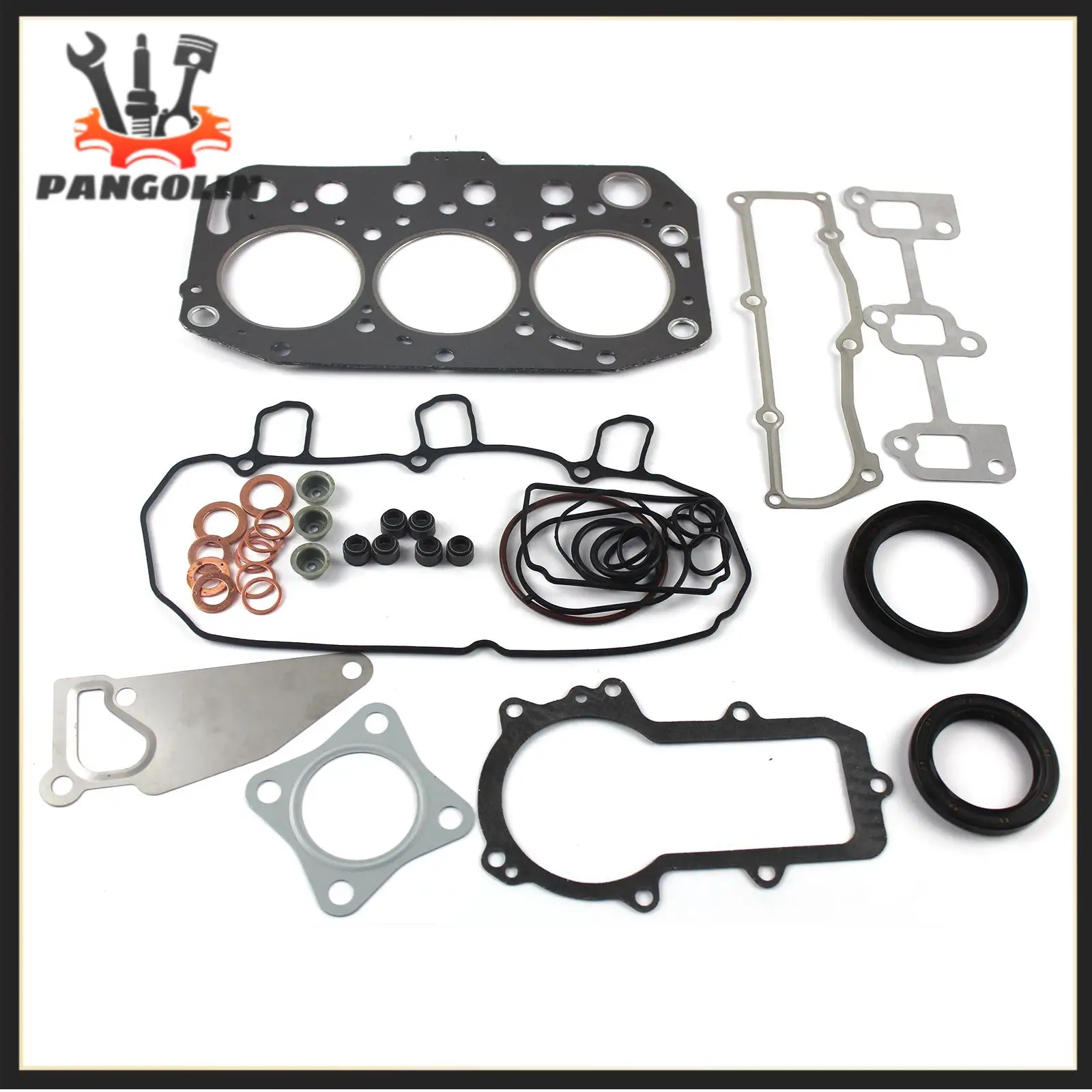 

Комплект прокладок для капитального ремонта YM119515-01330 для экскаватора-погрузчика Yanmar John Deere 850D 3TNV70 3D70E Комплект для капитального ремонта двигателя