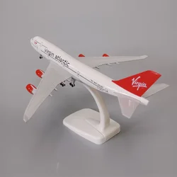 20cm Alloy Metal British Virgin Atlantic B747 Airlines Boeing 747 Airways Diecast Airplane Model Plane Model Aircraft w Wheels