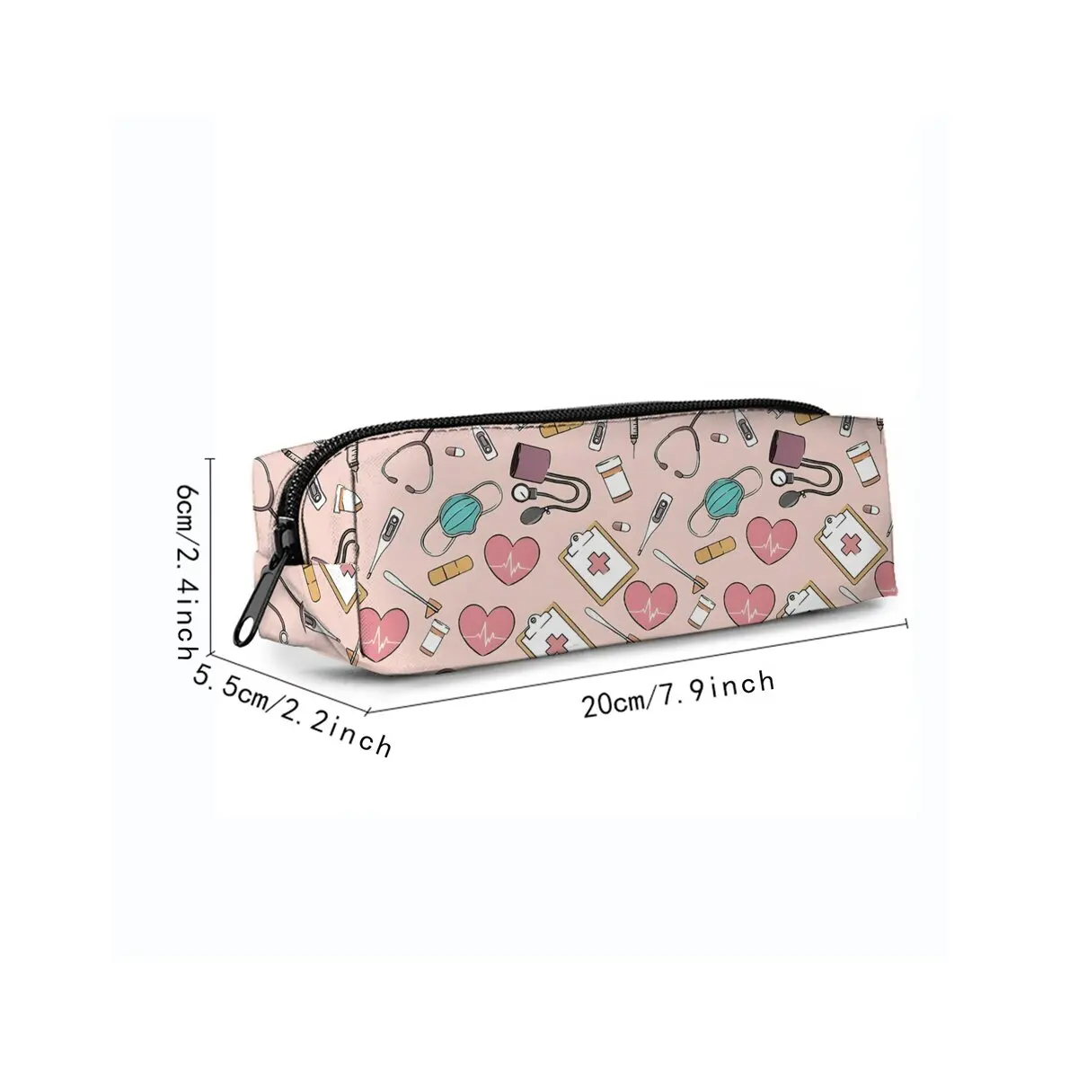 Medical Care Single Layer Printed Pencil Case For Boy/Girls Best Gifts 2D Flat Cartoon School Supplies Pen Bag For Children