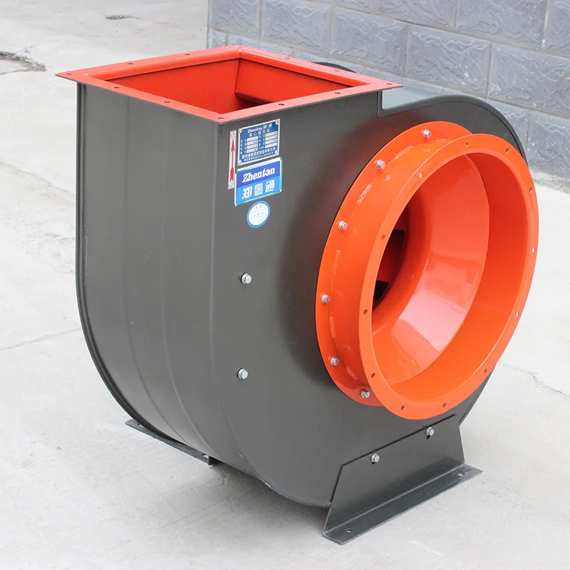 حجم 4-72 قائم بذاته لإزالة الغبار مروحة الحلزون الصناعية مروحة عادم الطرد المركزي منفاخ مع صوت منخفض الحديد الزهر هواء كبير #2