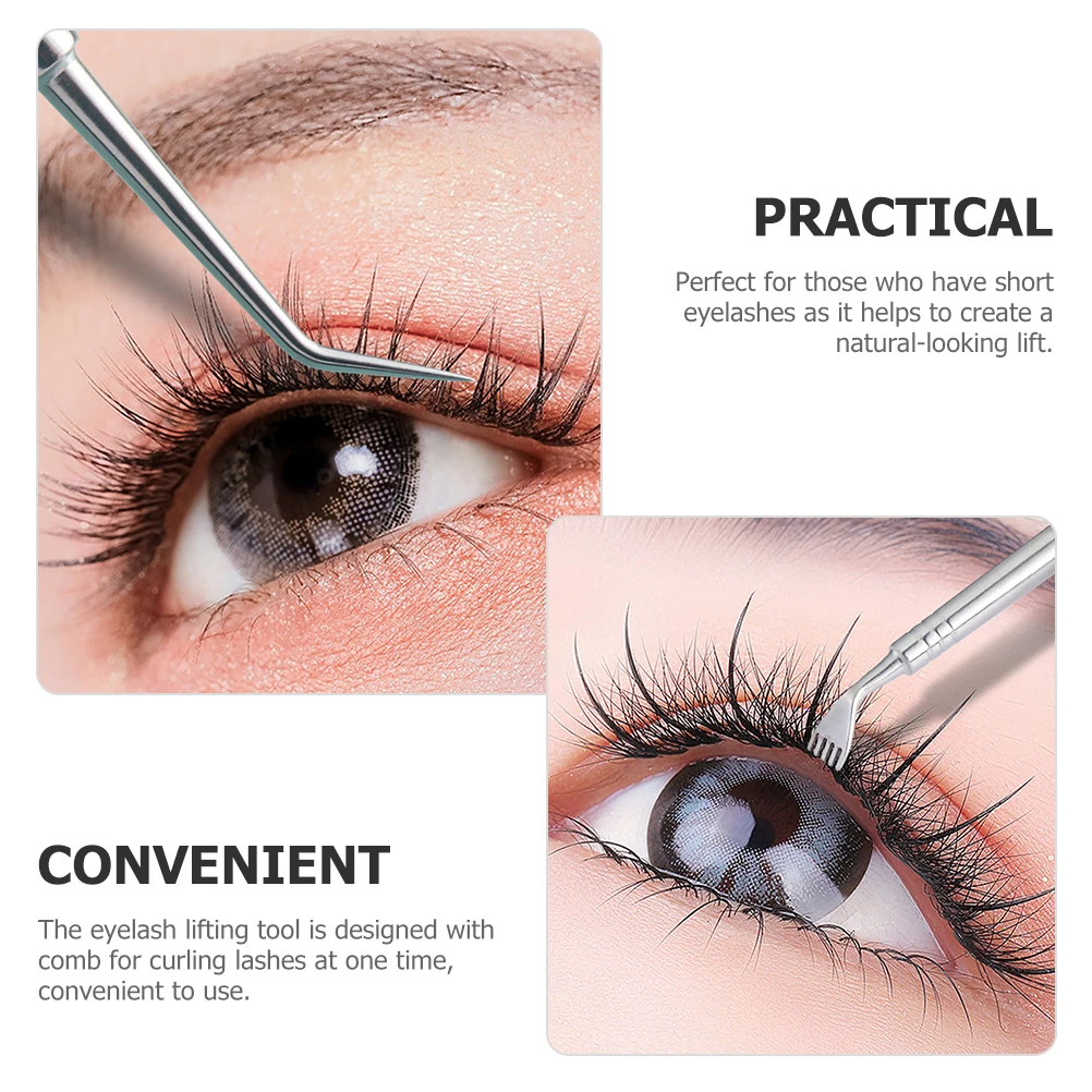 

3Pcs Metal Eyelash Perm Tools Eyelash Separator Comb Lash Curling Lifting Tool for Eyebrow Comb Lash Separator
