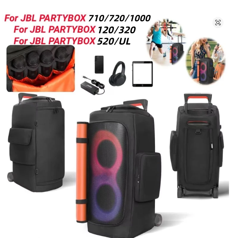 Portable Speaker Lycra Dust Case  For JBL PARTYBOX 120 320 520 710 720 1000 UL Storage Bag Party Speaker Carry Case Cover