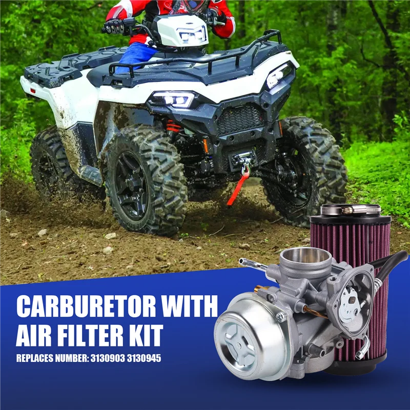 

Motorcycle Atv Carburetor With Air Filter Kit For Polaris Sportsman 500 4X4 HO 2001-2005 2010-2012