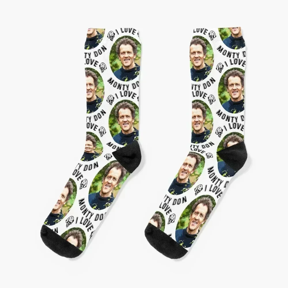 

I LOVE MONTY DON GARDENER Socks Children's men cotton high quality aesthetic Stockings man Women's Socks Men's