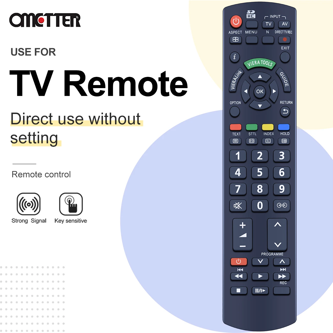 New N2QAYB000328 Remote Control PANASONIC TV Fit for TX-37U10E TX-LF42S10 TXP50C10Y TX-P42S10E