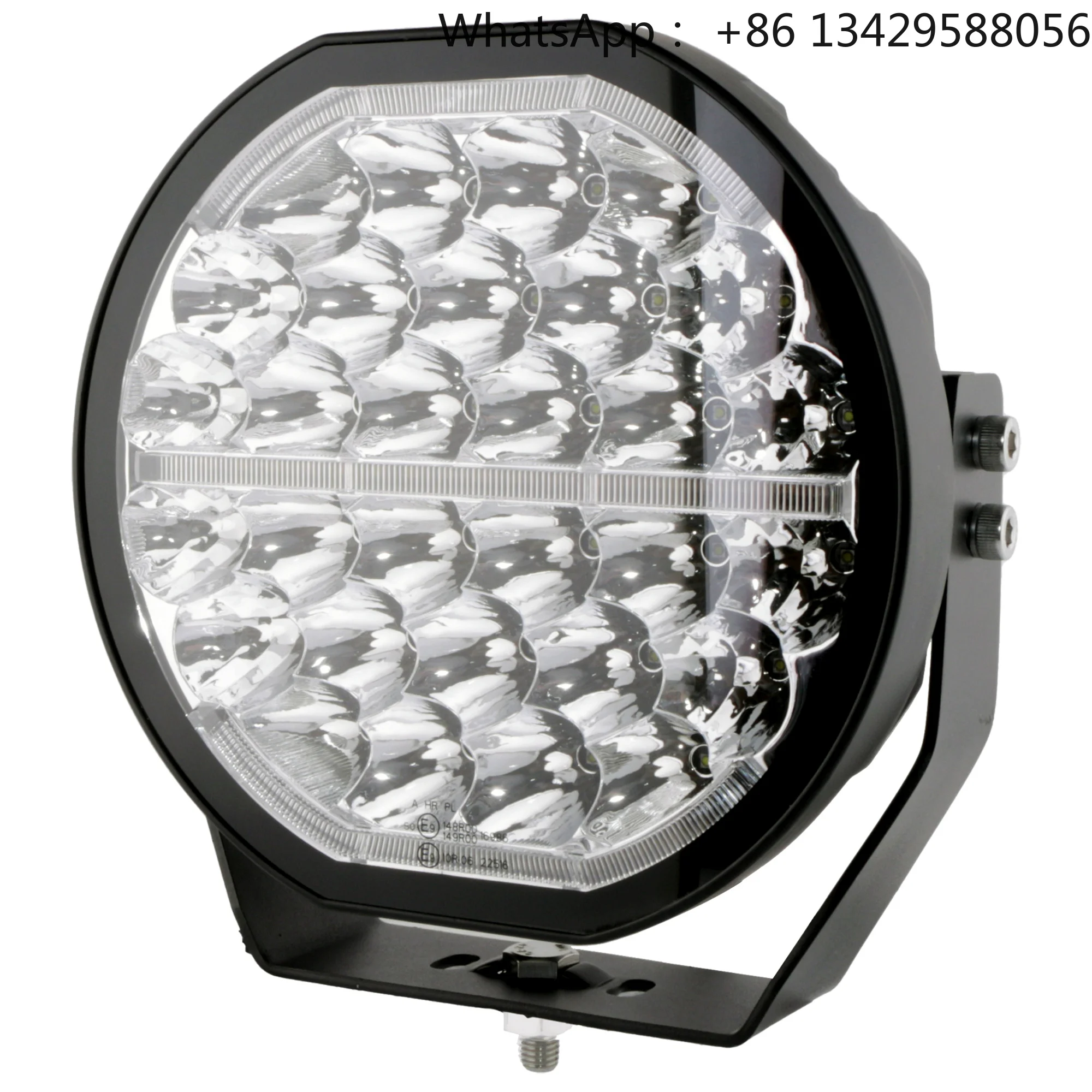 New Emark Super Bright 4x4 Offroad Spot 9inch Led Fog Driving Lights with White Amber Dual Color DRL Lights