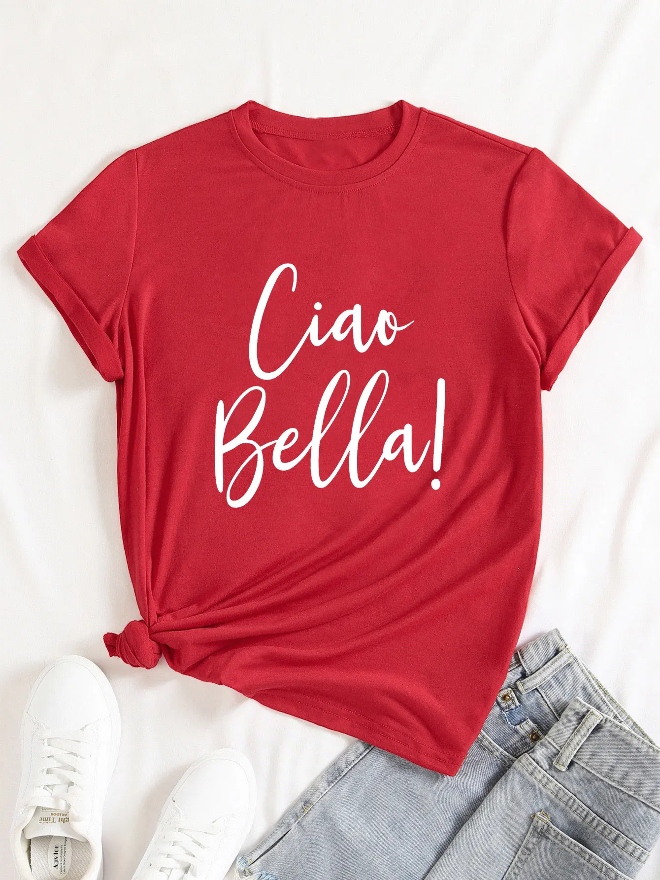 Hello Italy 2 Shirt New Arrival Summer Casual 100%Cotton Funny T Shirt Italian Shirt Italian Hello Shirts Gift for Her