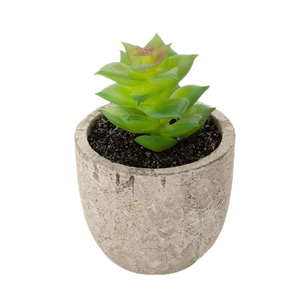 

2 pcs Pulp Succulent Planter Fake Plants For Home Garden Simulated Plant Decor Indoor Garden Artificial Plant Ornament