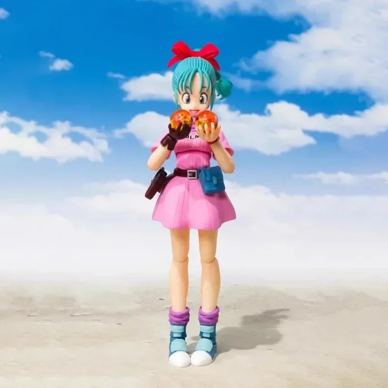 In Stock BANDAI S.H.Figuarts Bulma Adventure Begins Dragon Ball Action Figure Anime Model Figurals Brinquedos Toys