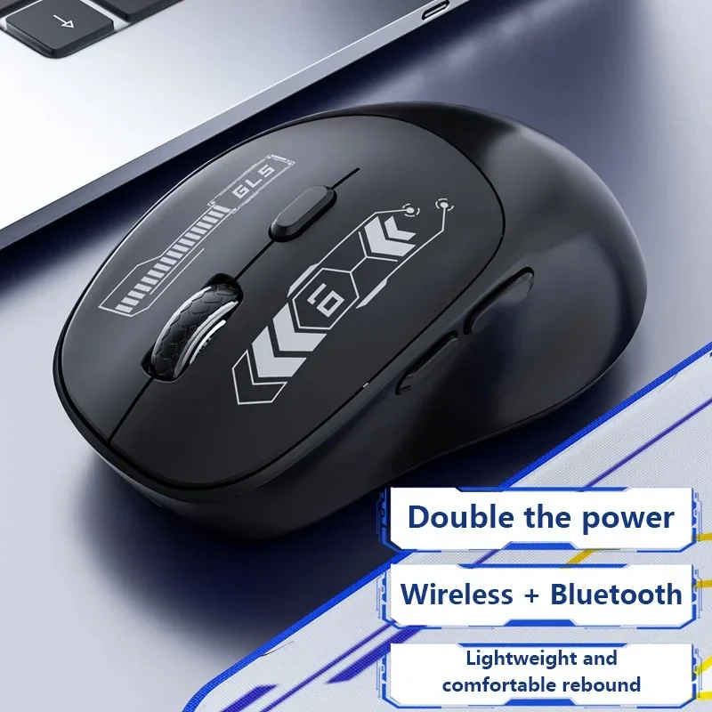 Three Modes Ergonomic Wireless Gaming Mouse 6 Keys Adjustable DPI Optical Computer Mice 2.4G USB Receiver For PC Laptop Gamer