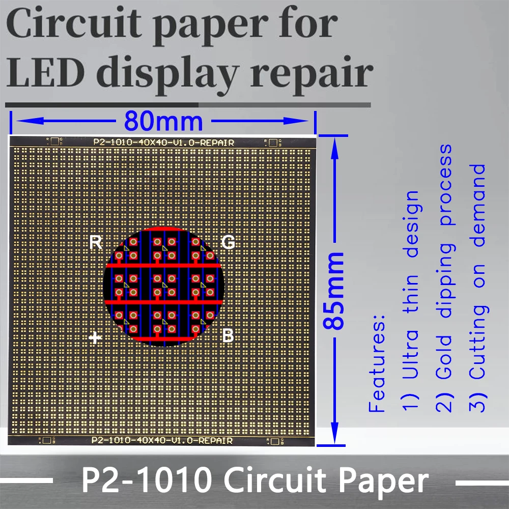 

P2-1010-1212 Circuit Paper,80X85mm ,Used for repairing damaged PCB pads