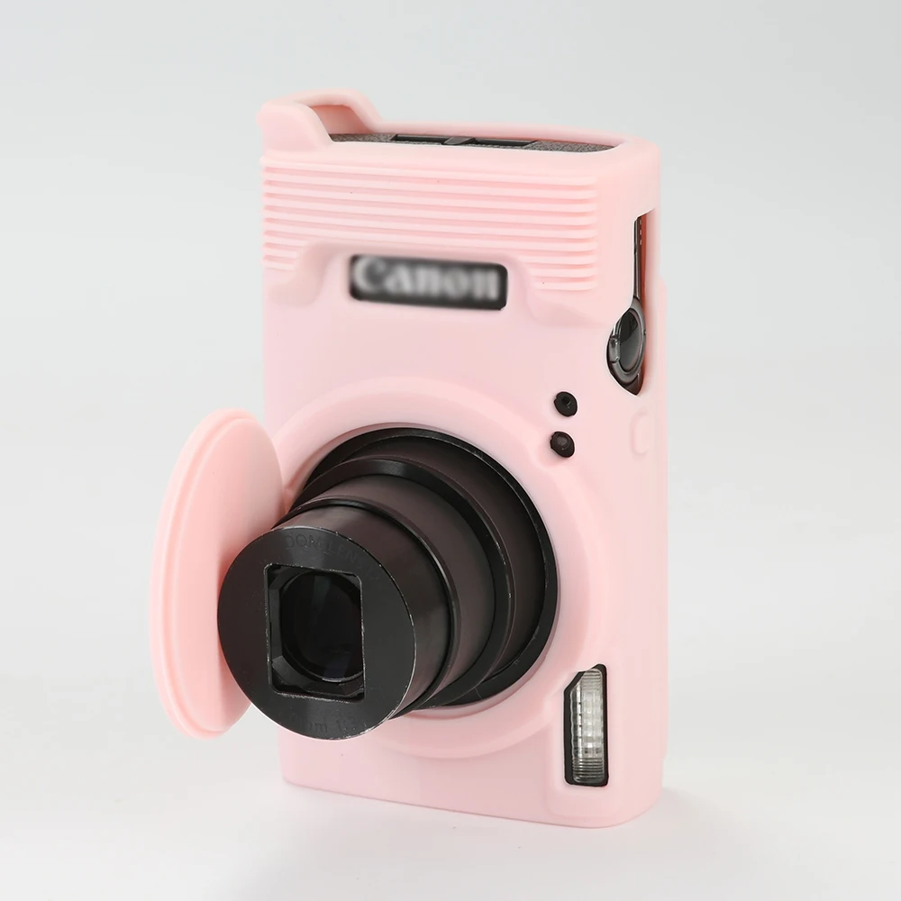 IXY650 Casing Soft Silicone Camera Case Protective Skin Rubber Cover for Canon PowerShot ELPH 360 HS IXY 650 Rubber Skin