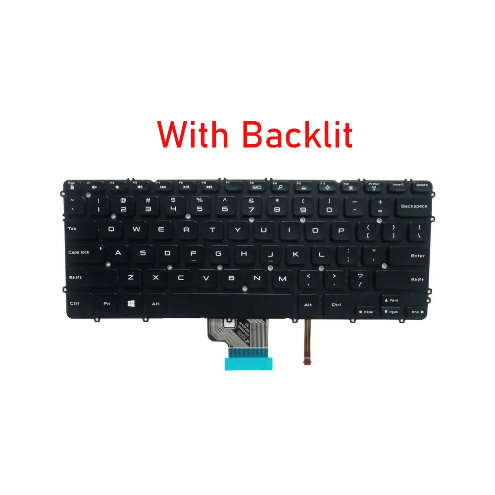 

XIN-Russian-US Клавиатура для ноутбука с подсветкой для Dell Precision M3800 XPS15 XPS 15-9530 15-9530B P31F P311P