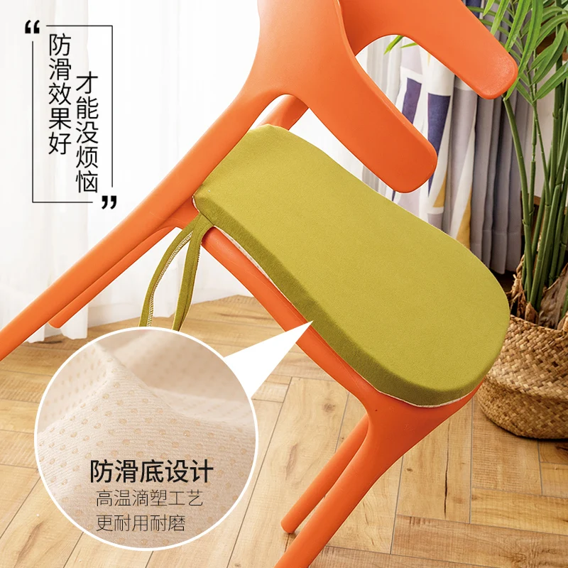 The product can be customized.Cowhorn chair cushion, household chair cushion, minimalist modern leisure chair, plastic