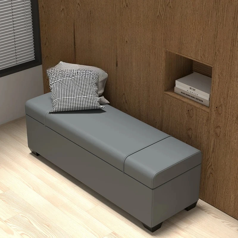 Banc ottoman de rangement de luxe nordique-organisateur de chaussures Extra Long, repose-pieds de chambre à coucher, sièges de salon, Solution de placard
