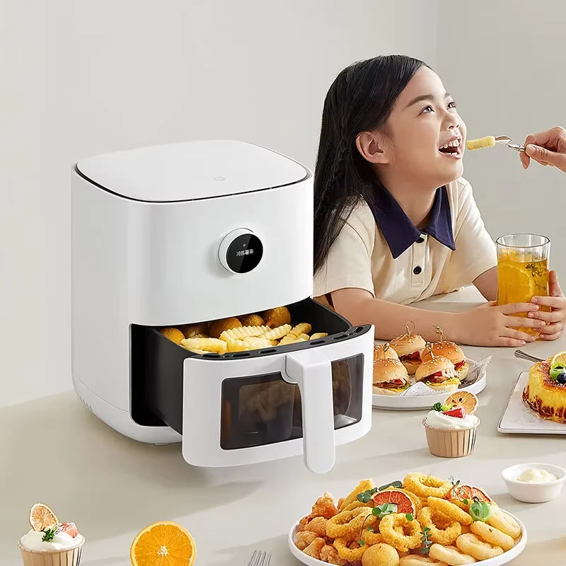 XIAOMI MIJIA Air Fryer Pro 4L Smart Hot Oven Cooker Viewable Window APP Timing OLED Screen Without Oil 360° Hot Air Deep Fryer