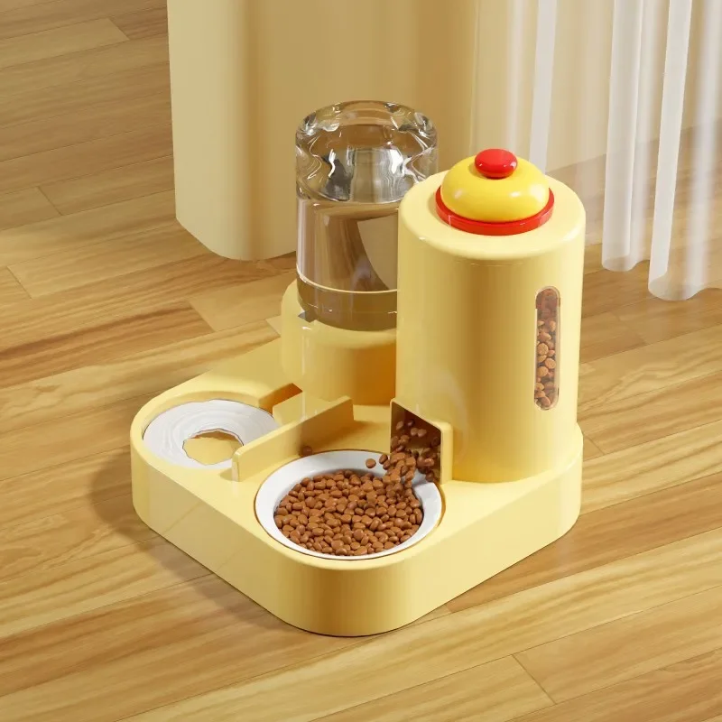 

New Automatic Cat Feeding and Water Dispenser, Dog Bowl and Cat Basin Three in One Water Dispenser, Pet Supplies