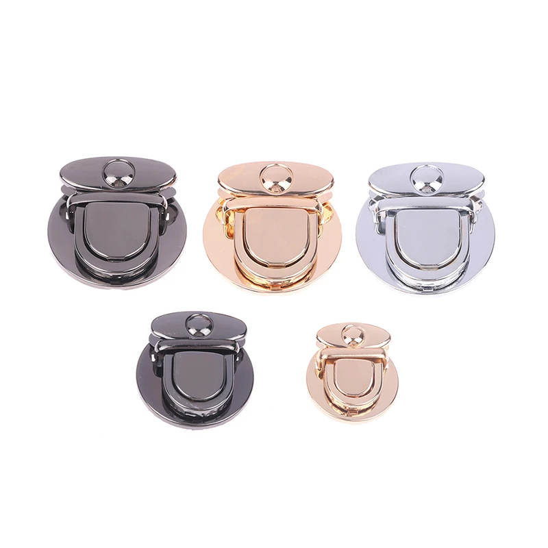 Shoulder Bag Women Handbag Snap Clasps Turn Twist Lock Shoulder Bag Metal Buckle Bag Accessories DIY Closure Lock for Purse