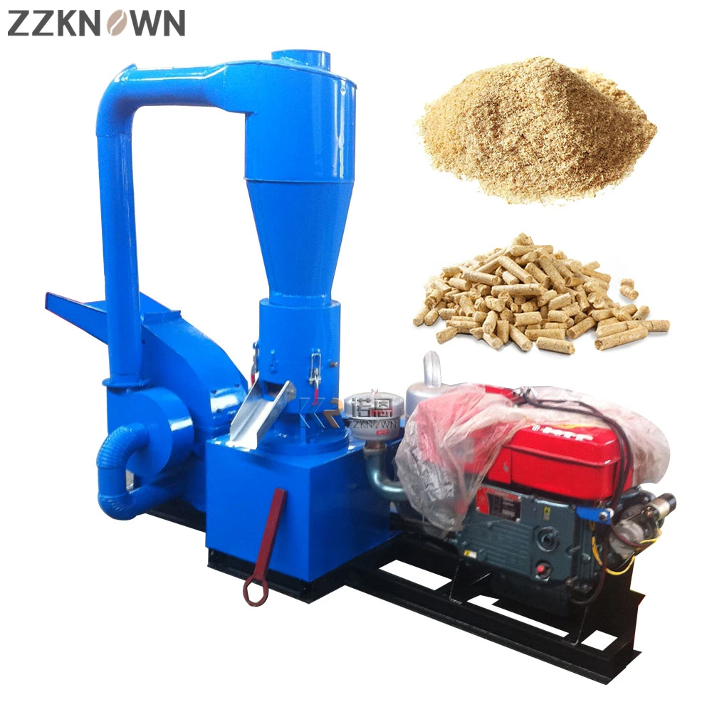 

KN-D30HP Diesel Pellet Making Machine/Biomass Wood Pellet Mill Machine/Flat Die Wood Chips Pellet Press