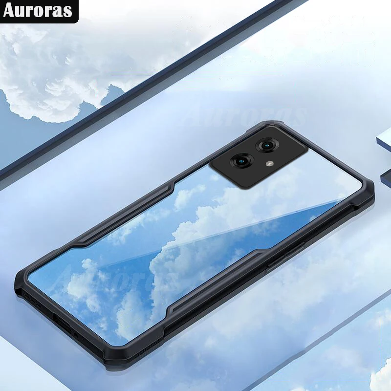 Funda a prueba de golpes para Moto G55 G35, carcasa protectora transparente Bakc, Airbag, funda delgada para Moto G35 G55