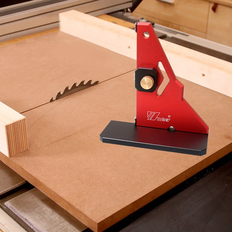Woodworking Table Saw Push Board 90° Right Angle Corrector Auxiliary Parts Woodworking DIY Inverted Modification Table
