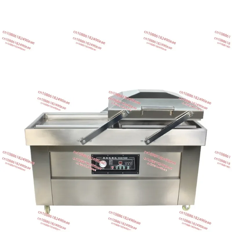 Double chamber vacuum sealing machine Commercial packaging machine Large automatic internal vacuum machine for cooked food