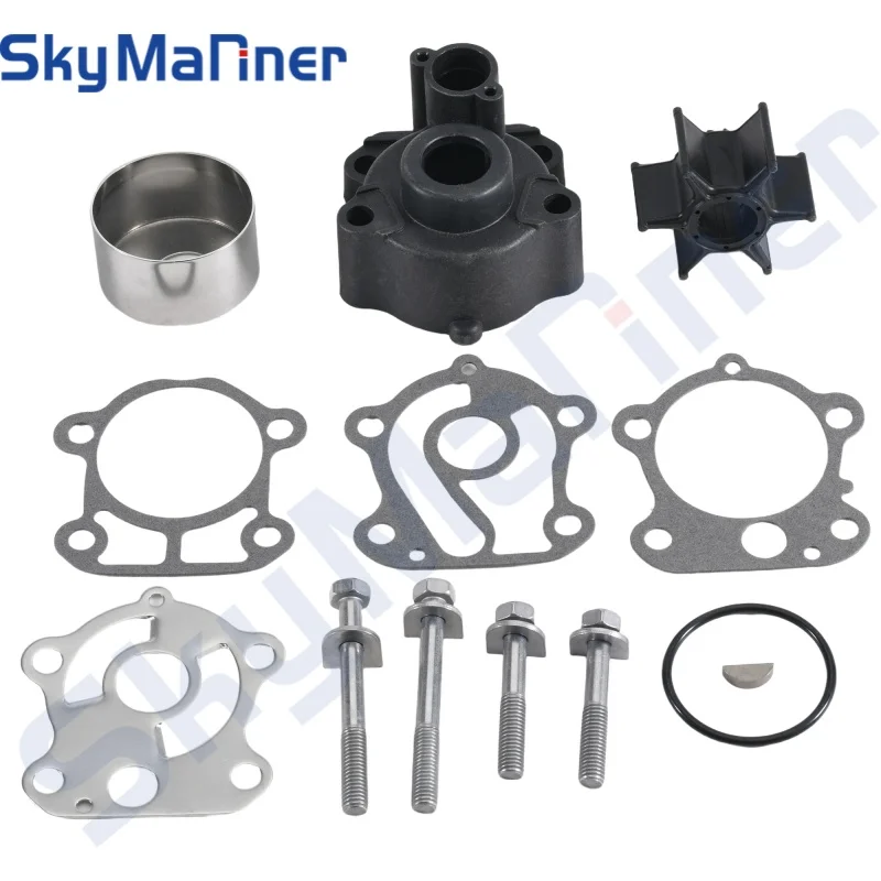 

692-W0078-01-00 692-W0078-A0 Комплект крыльчатки водяного насоса с корпусом для подвесного мотора Yamaha 2T 70 75 80 85 90 л.с. 692-W0078-00