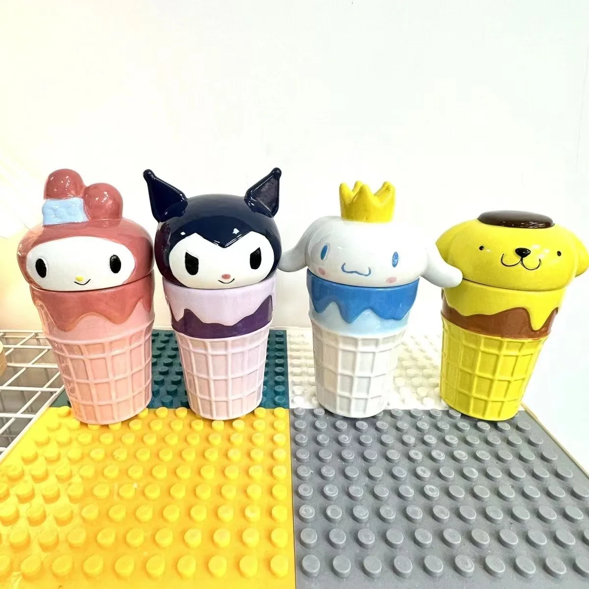 

Sanrio Ice Cream Cute Kuromi Guinness Dog Milk Cup Office Cup Couple Cup Cute cartoon high-value mug