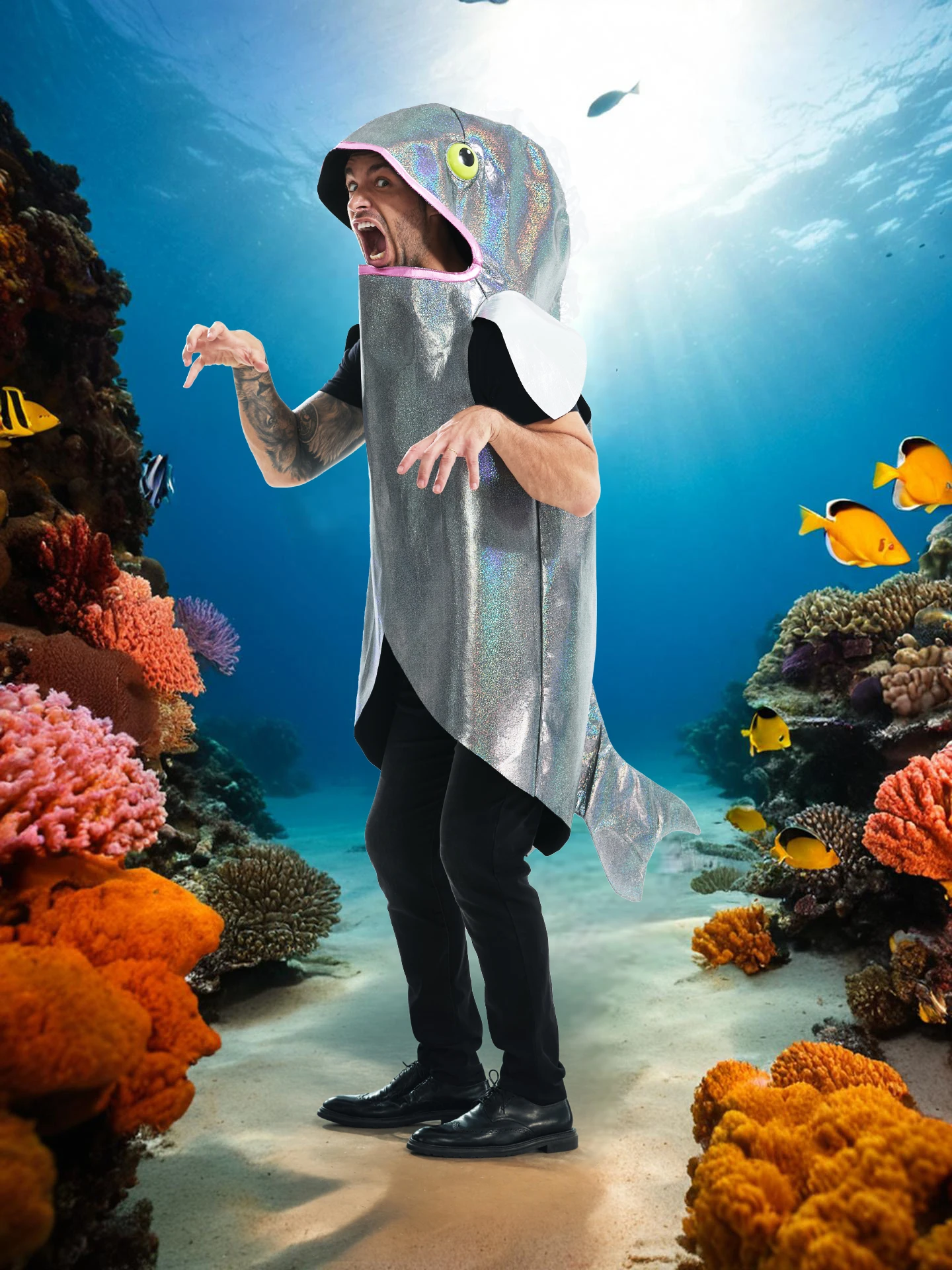 

Adult Nemo Fi Costume Creative Cute Fi Performance Costume Stage ow Dance Outfit loween Role Play Cosplay Faionable