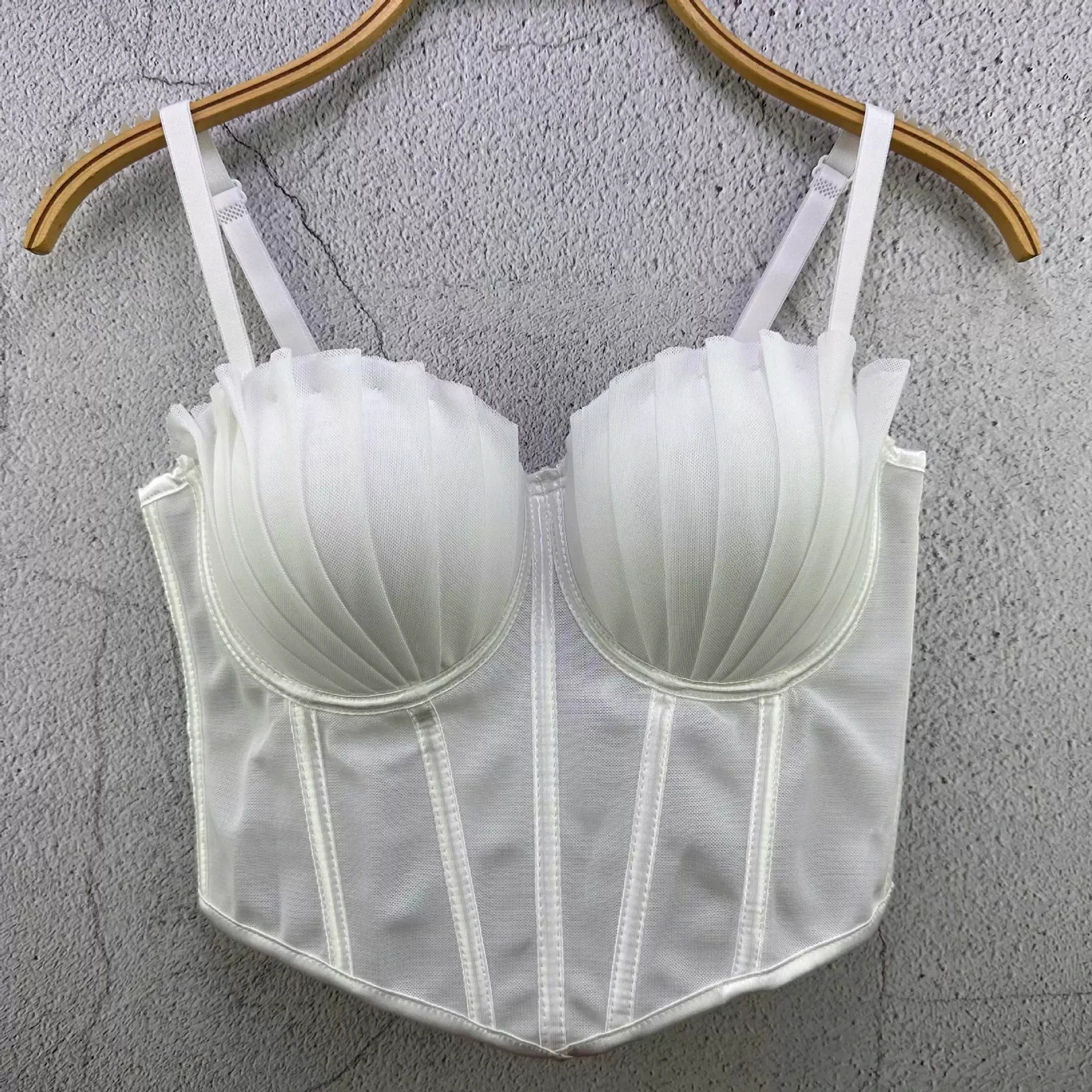 Europeu e americano novo estilo malha plissada sexy camisola de espinha de peixe para mulheres usarem como camada base-GZNY005