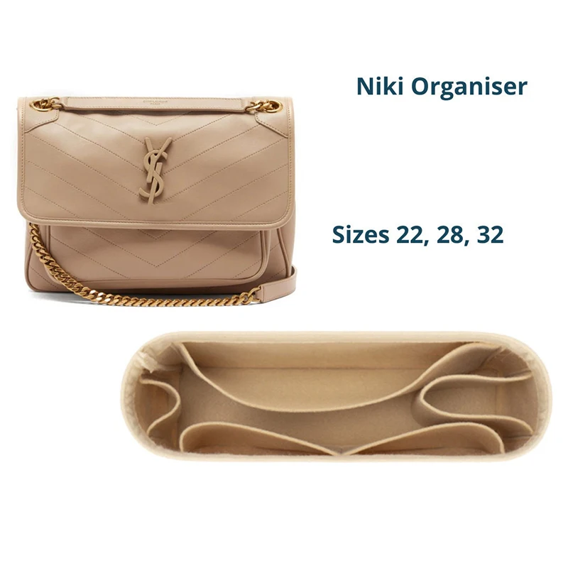 Bag Organizer for NIKI 22 28 32 Designer Handbags,Purse Organizer Insert,Tote Bag Liner,Accept Custom Size Style