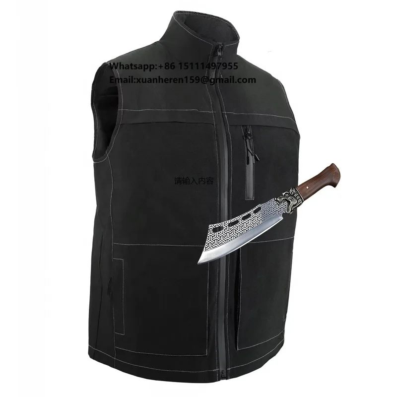 High Quality New 5-Level Light Thin Tactical Hard Stab-Proof Waterproof Loose Fit Limited Encapsulation Safety Vest Duty Suit
