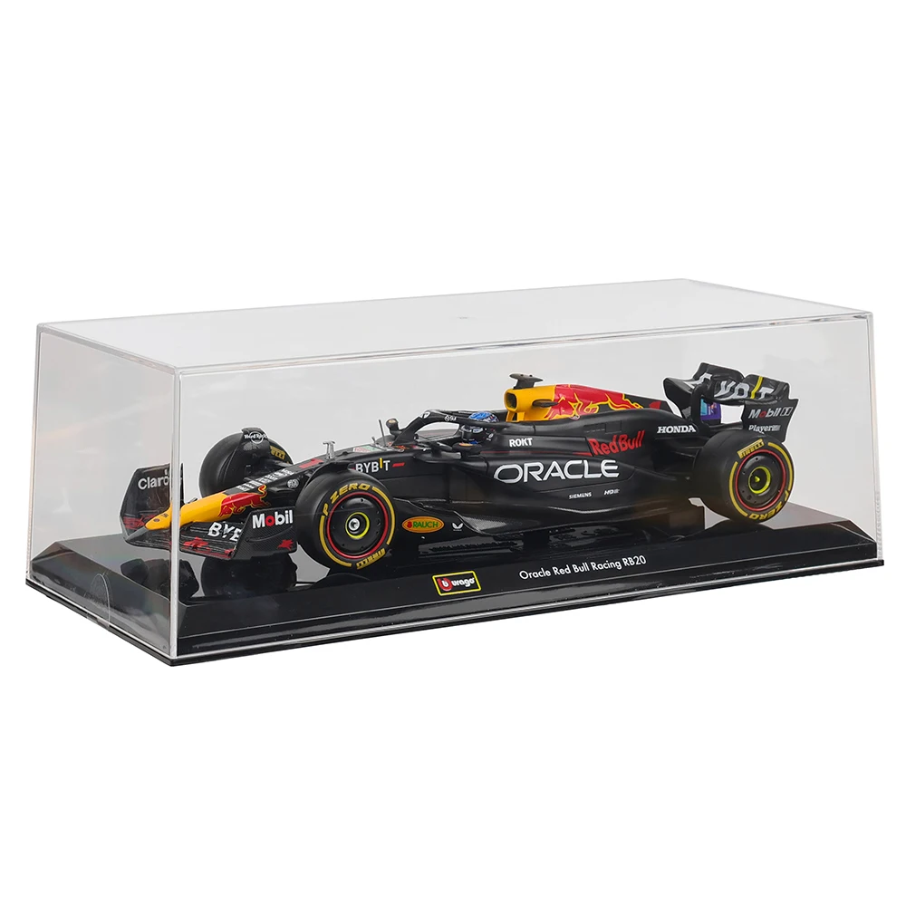 Bburago 1:43 2024 F1 Legierungsautomodell Red Bull RB20 # Max Verstappen # 11 Sergio Perez – Detail 10