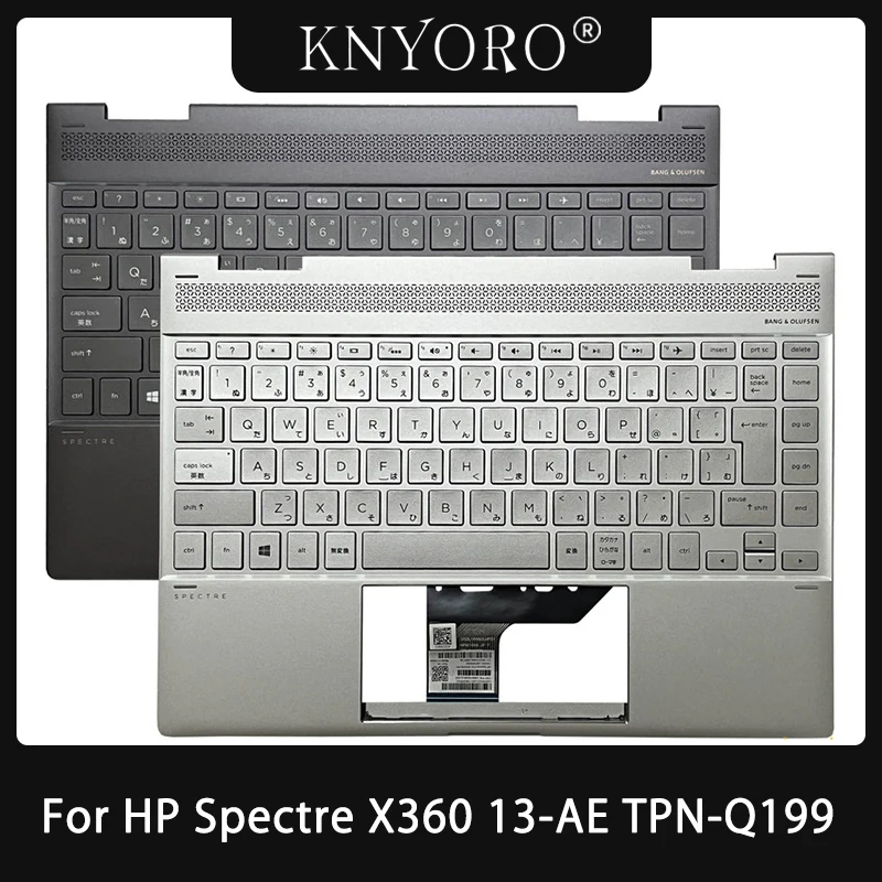 

New Original Japan Keyboard Backlit For HP Spectre X360 13-AE TPN-Q199 Laptop Palmrest Caser Replacement 942040-291 942041-291