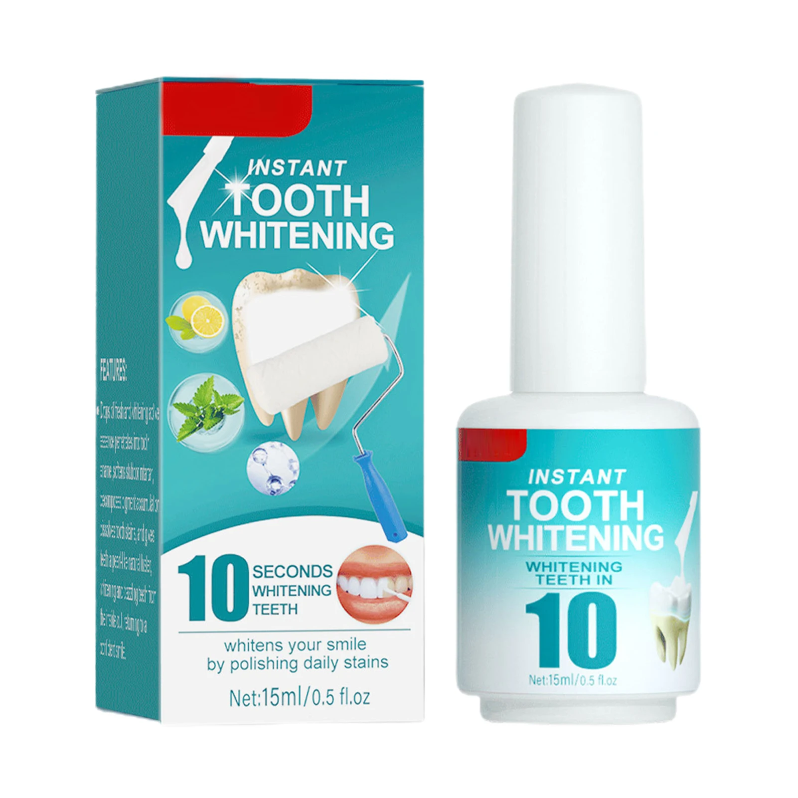 15ml Tooth Stain Removal Tooth Whitening Booster Tooths Whitener for Sensitive Teeth Power Whitening Gel Professional Bleaching